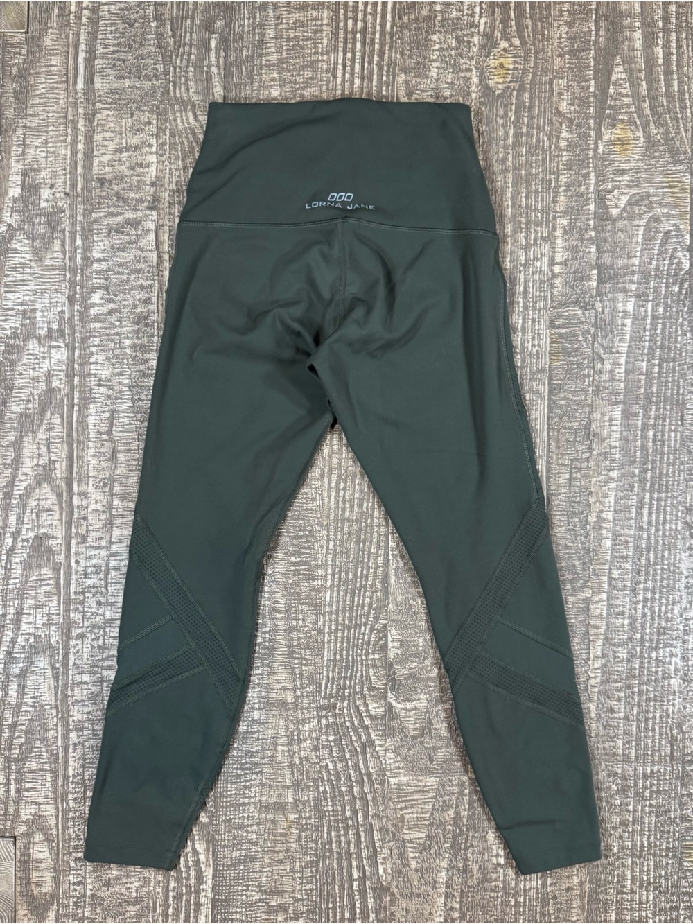 Lorna Jane Olive Green Leggings with Logo